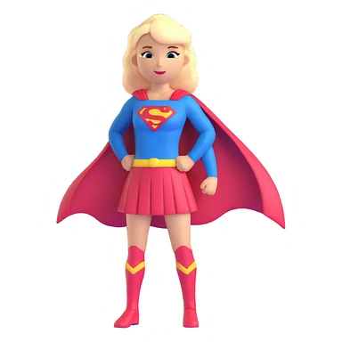 Supergirl from DC comics sticker