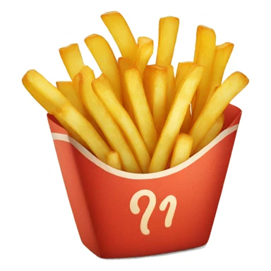 FRENCH FRIES sticker
