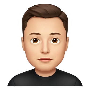 elon mask sticker