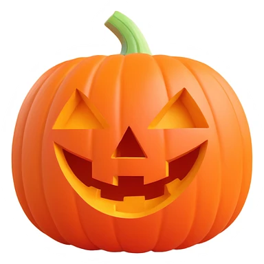 Halloween pumpkin sticker