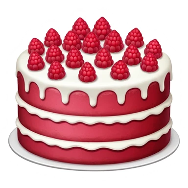 a raspberry cake sticker