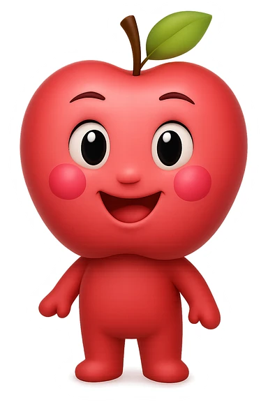 Fill in the body of the character, keep the style consistent with the original image, no background. sticker