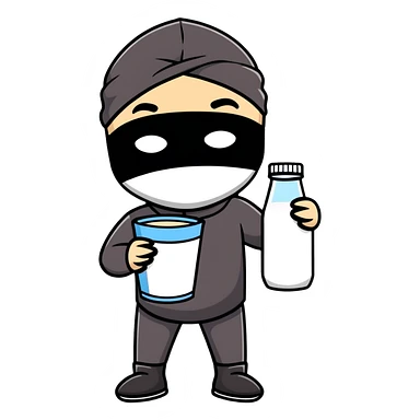 Milk bandit  sticker