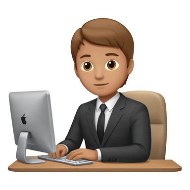man with lgiht brown hair doing back, round cheeks at work sticker