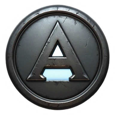 Create a custom emoji badge featuring a stylized, glossy letter “S”. Design the badge in the dark metallic Iron rank style from League of Legends. Use rough metal textures, dark gray tones, and a gritty, heavy look. Add subtle dim glows. Premium, sharp, and readable at small sizes.
 sticker