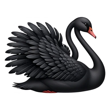 Cisne negro sticker