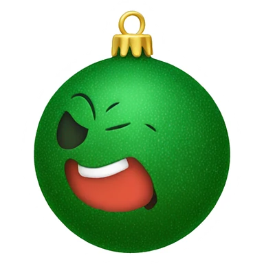 Christmas tree ball sticker