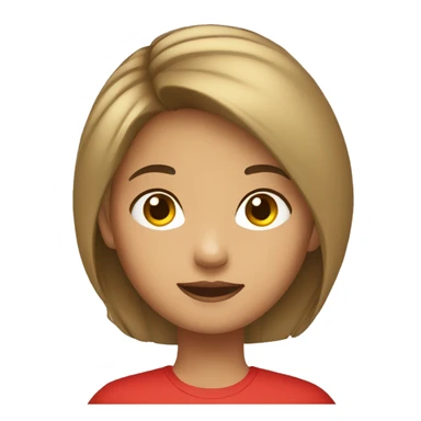 filipino girl in red top sticker