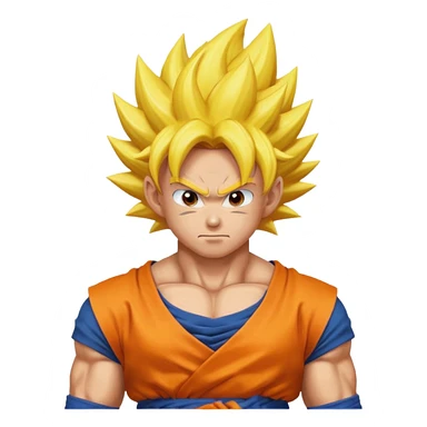 Goku super saiyan god sticker