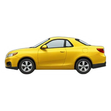 voiture vu du dessus  sticker