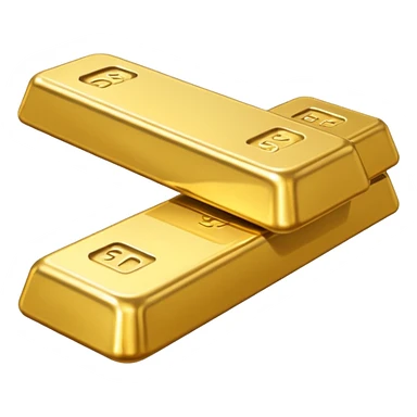 Gold and silver bar sticker