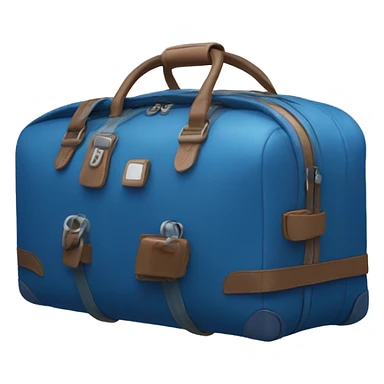 Travel bag blue  sticker