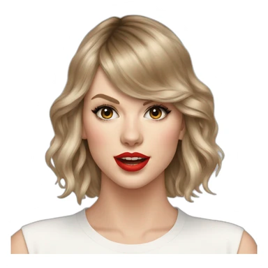 taylor-swift-milk-on-face sticker