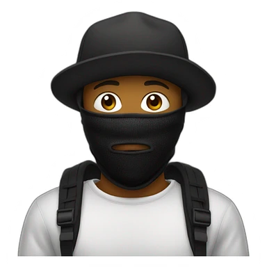 balaklava rapper  sticker