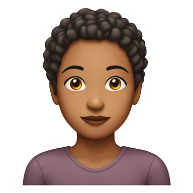 Mixed girl side eye  sticker