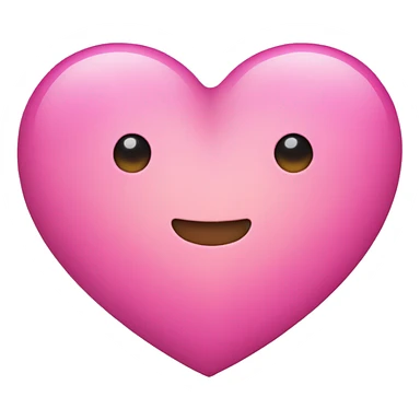 Pink heart iredescent  sticker