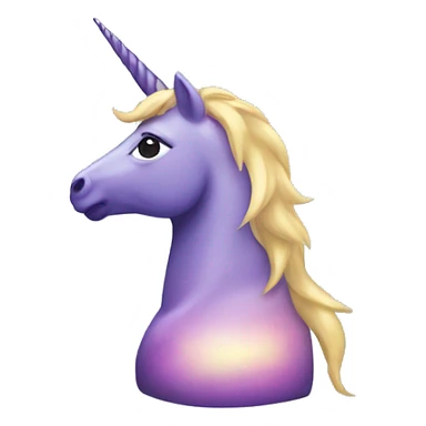 Unicorn in shadows  sticker
