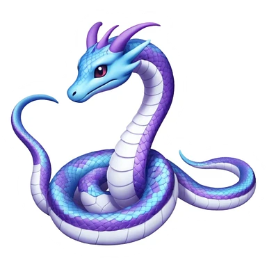 Seviper-Dragonair-Dratini-hybrid, full body, no legs sticker
