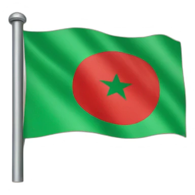 Western sahara flag sticker
