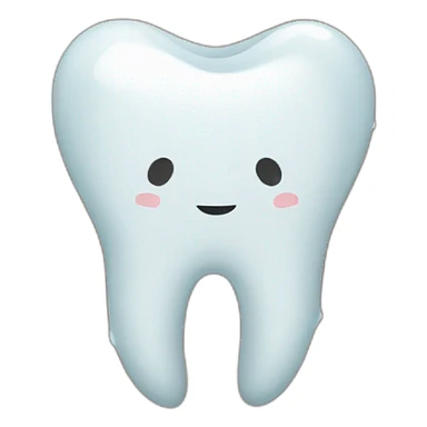 Broken tooth sticker