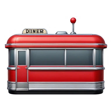 route 66 american diner sticker