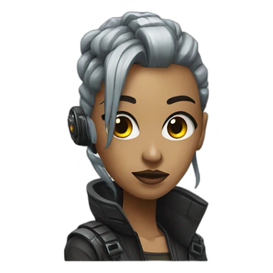 força cyberpunk sticker