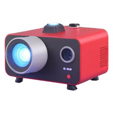 projector like bat signal sticker