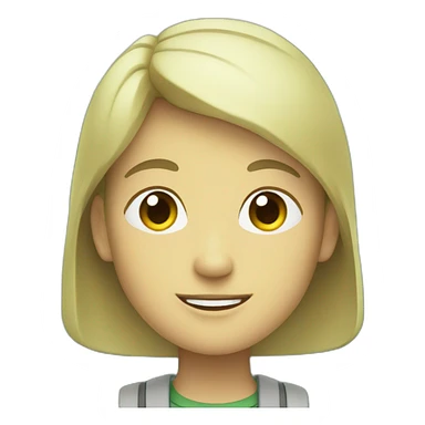 Green forest sticker