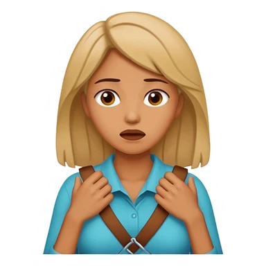 Female in a chokehold sticker