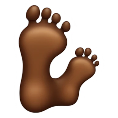 Big foot sticker