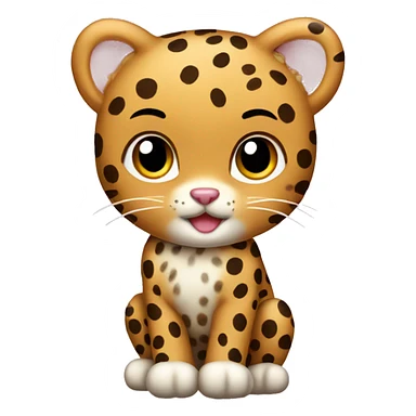 cheetah hello kitty sticker
