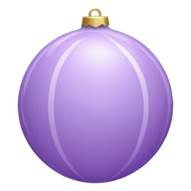 Light purple ornament sticker