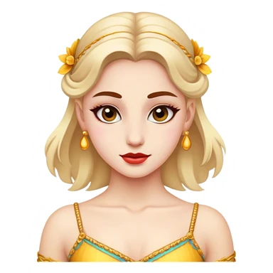 white dancer sticker