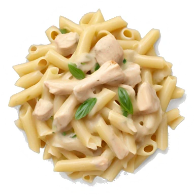 creamy chicken Alfredo pasta sticker