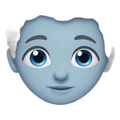 male newborn with blue eyes sticker