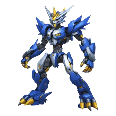 WereGarurumon-Wargreymon-Medabot-Mecha full body sticker