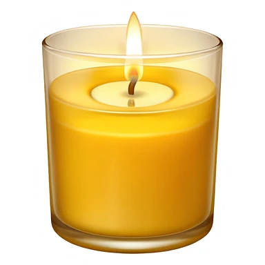 Vela aromática no copo sticker