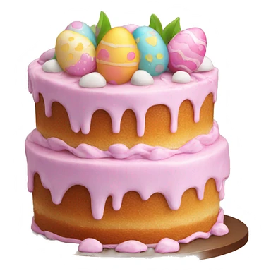 Easter cake sticker