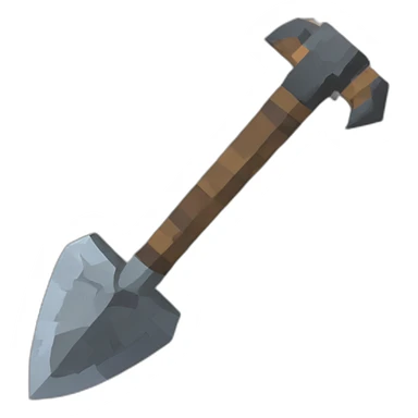 Pickaxe netherite Minecraft sticker