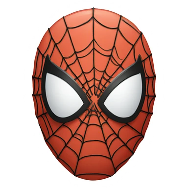 Spiderman head sticker