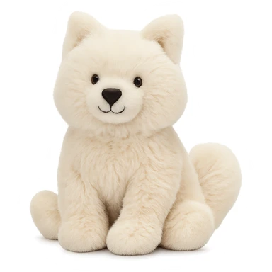 jellycat stuffed plush samoyed sticker