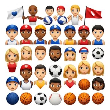 Спортивные эмодзи  sticker