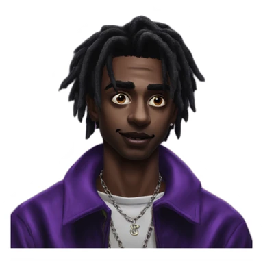 Playboi carti dark joker makeup sticker