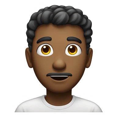 man, surprised, idea, asking sticker