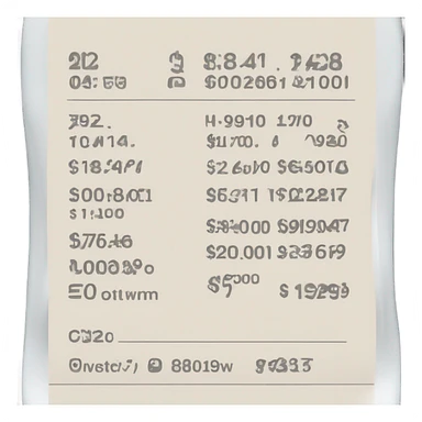 receipt a phone sticker