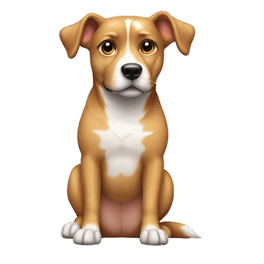 Dog sitting gay sticker