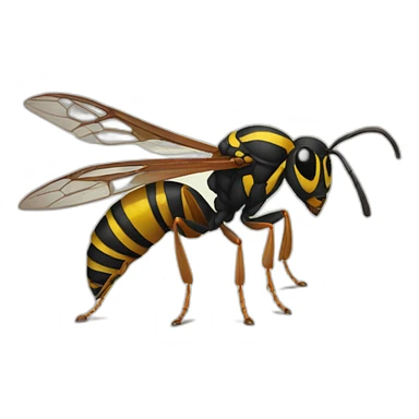 Paper Wasp sticker