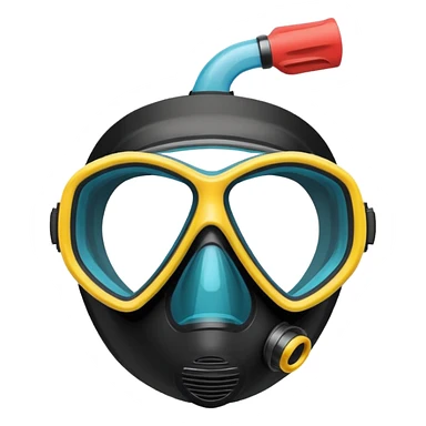 Snorkel mask sticker