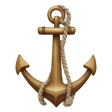 Beautiful anchor sticker
