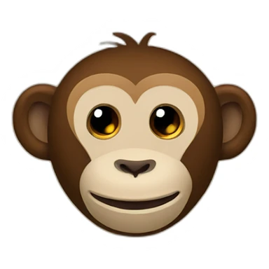 Letter M with monkey- -friendly sticker
